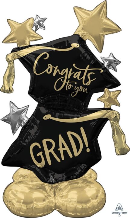 51" Congrats to You Grad AirLoon Air Filled Mylar