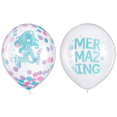 Shimmering Mermaids Latex Balloons