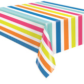 Summer Fun Rectangular Plastic Table Cover 54" x 84"