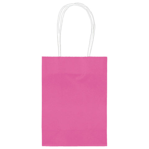 Bright Pink 5" Kraft Bag
