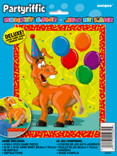 Pin the Tail on the Donkey Game retail packaging showing the packaged party game
