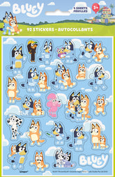 Bluey Sticker Sheet Favors 4ct