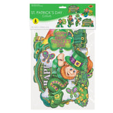 St. Patrick's Day Cutout Assortment 6 pieces per package
