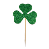 St. Patrick's Day Shamrock Paper Party Picks Pack of 24