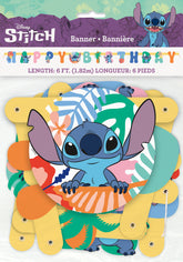 Disney Stitch Happy Birthday" Jointed Banner"