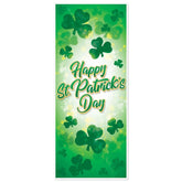 St. Patrick's Day "Happy St Patrick's Day" Door Cover All weather 30 in x 6 ft