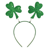 St. Patrick's Day Sequined Shamrock Head Boppers