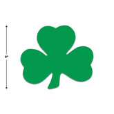 St. Patrick's Day Shamrock 5" Paper 2 Sided Cutout 10 per package