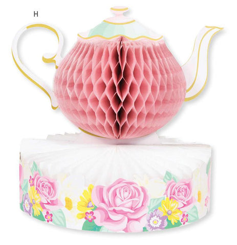 Floral Tea Party Centerpiece