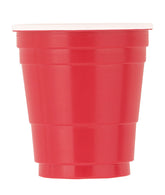 Premier Stylz Red Plastic Shot Glasses (20ct) – Durable Disposable Shot Cups for Parties & Events