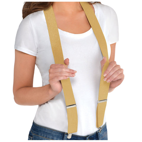 Gold Costume Suspenders
