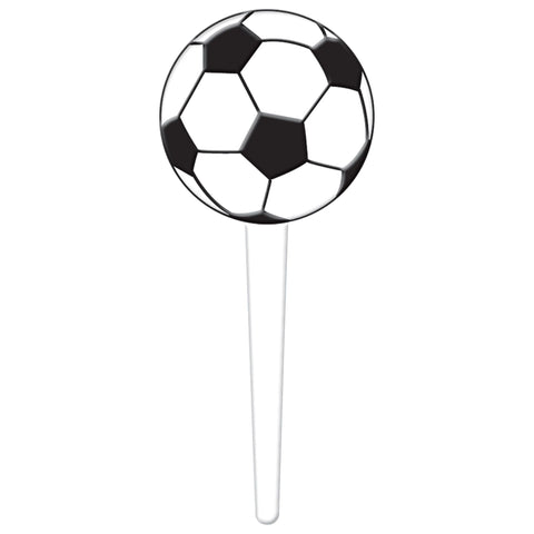 Soccer Plastic Decorator Picks