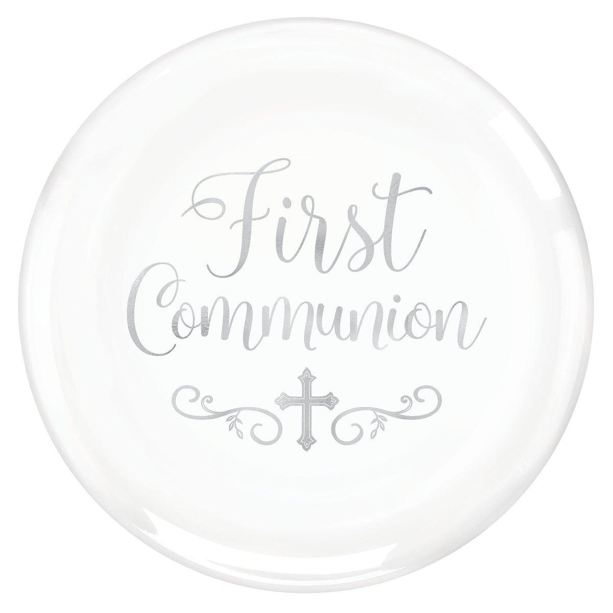 First Communion Round 14" Plastic Platter