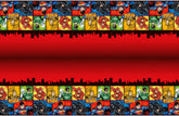 Justice League Rectangular Plastic Table Cover 54 x 84"