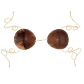 Coconut Bra One size Made with Real Coconuts Adjustable Strap 1 per package
