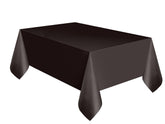 Black Plastic Table Cover 54"x 108";1 Per Package