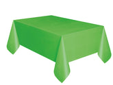 Lime Green Plastic Table Cover 54"x 108";1 Per Package