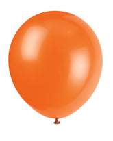 Pumpkin Orange 12 Inch Latex Balloons 72 Per Package