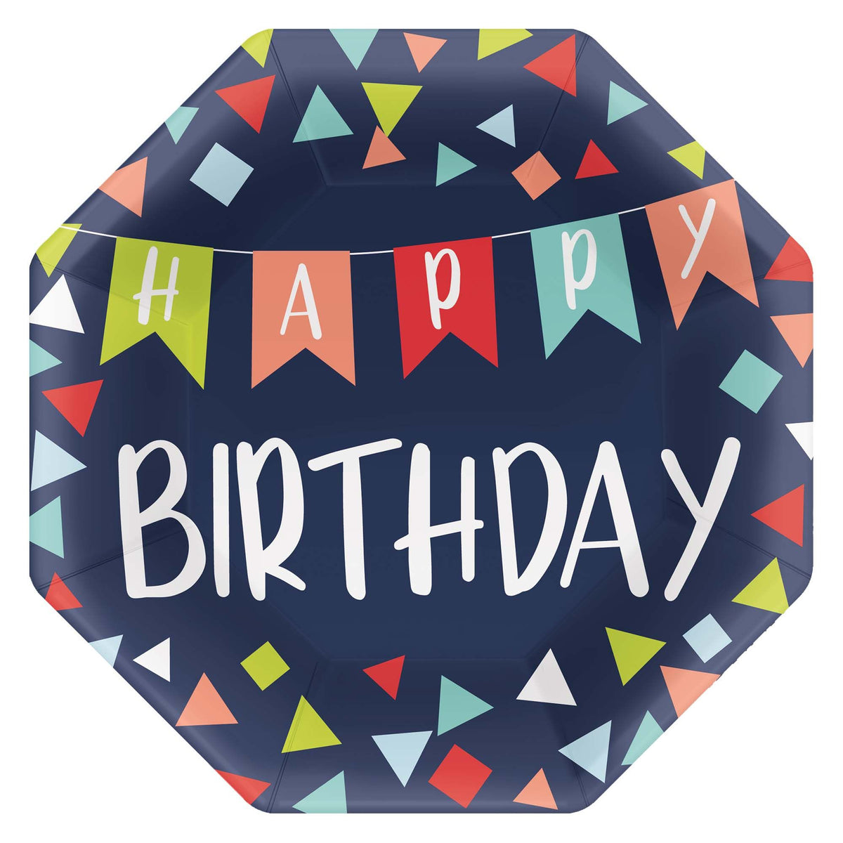 A Reason to Celebrate 7" Happy Birthday Octagon Plate