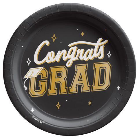 Graduation 'Congrats Grad' 7" paper plate