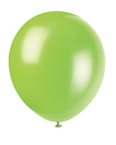 Lime Green 12" Helium QUALITY Latex Balloons 10ct