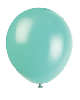 Sea foam Aqua 12" Helium QUALITY Latex Balloons 10ct