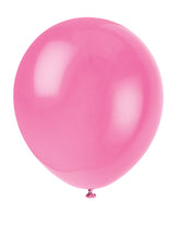 Bubblegum Pink 12 Inch Latex Balloons 10 Per Package