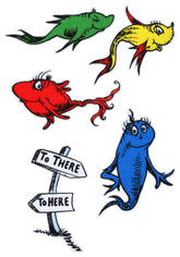 Dr. Seuss One Fish Two Fish official iron-on patch set available in Manahawkin NJ