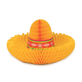 Fiesta Sombrero honeycomb centerpiece 12 inch paper decoration from Party Fair in Manahawkin, NJ