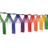 Rainbow drop fringe garland 12 foot paper decoration Party Fair Manahawkin NJ