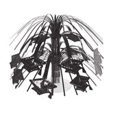Black Grad Cap Cascade Centerpiece 7½ inches tall for graduation party decorations in Manahawkin NJ