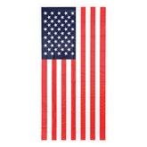 American Flag Door Cover 5' x 30" All Weather Plastic