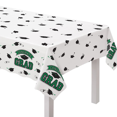 Graduation True To Your School Green Table Cover