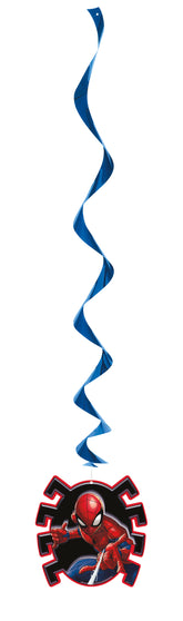 Spider-Man Hanging Swirl Decorations 26 3ct"