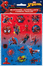 4-Pack Spider-Man Sticker Sheets – Marvel Superhero Stickers for Crafts & Favors