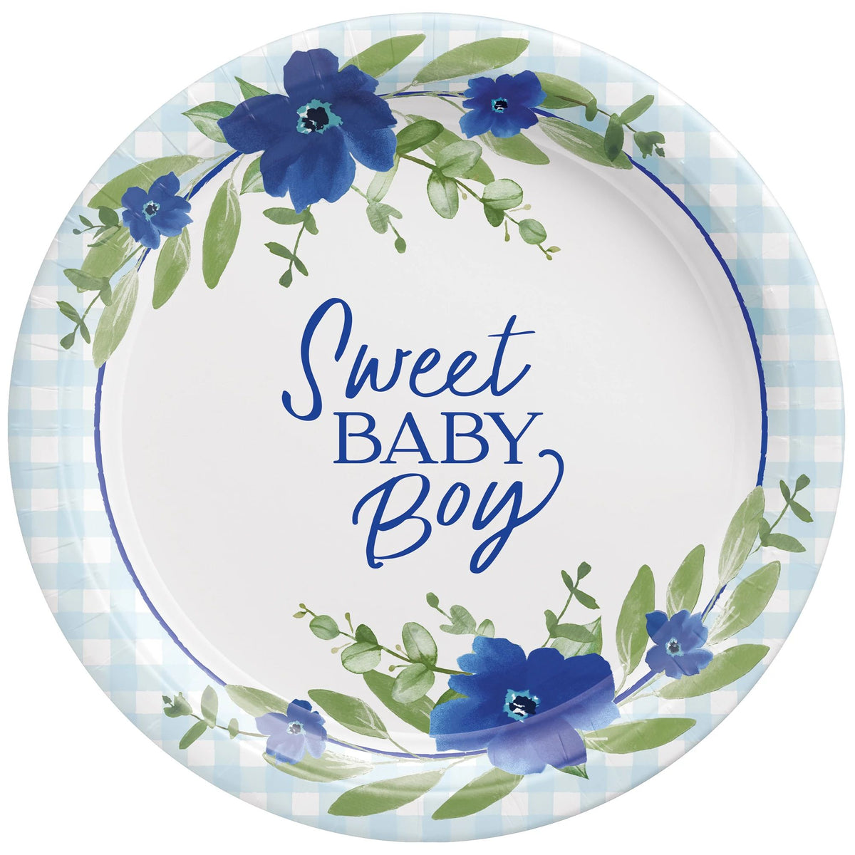 Baby In Bloom 10.5" Paper Plate