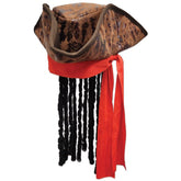 Caribbean Pirate Hat, One size fits most