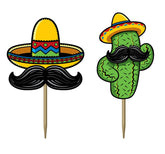 Fiesta appetizer picks 3.5 inch 50 count 2 designs Party Fair Manahawkin NJ