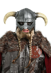 Adult Viking Warrior Premium Mask with realistic detailing and high-quality construction available in Manahawkin, NJ for Halloween costumes
