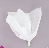 White Solid Tissue Paper 10 sheets per package each sheet is 20" x 26"