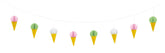 Honeycomb Ice Cream Garland 7 ft Long