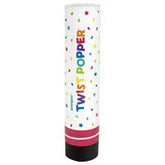 Confetti Twist 7.5" Popper – Large Party Confetti Shooter for Weddings, Birthdays & Celebrations