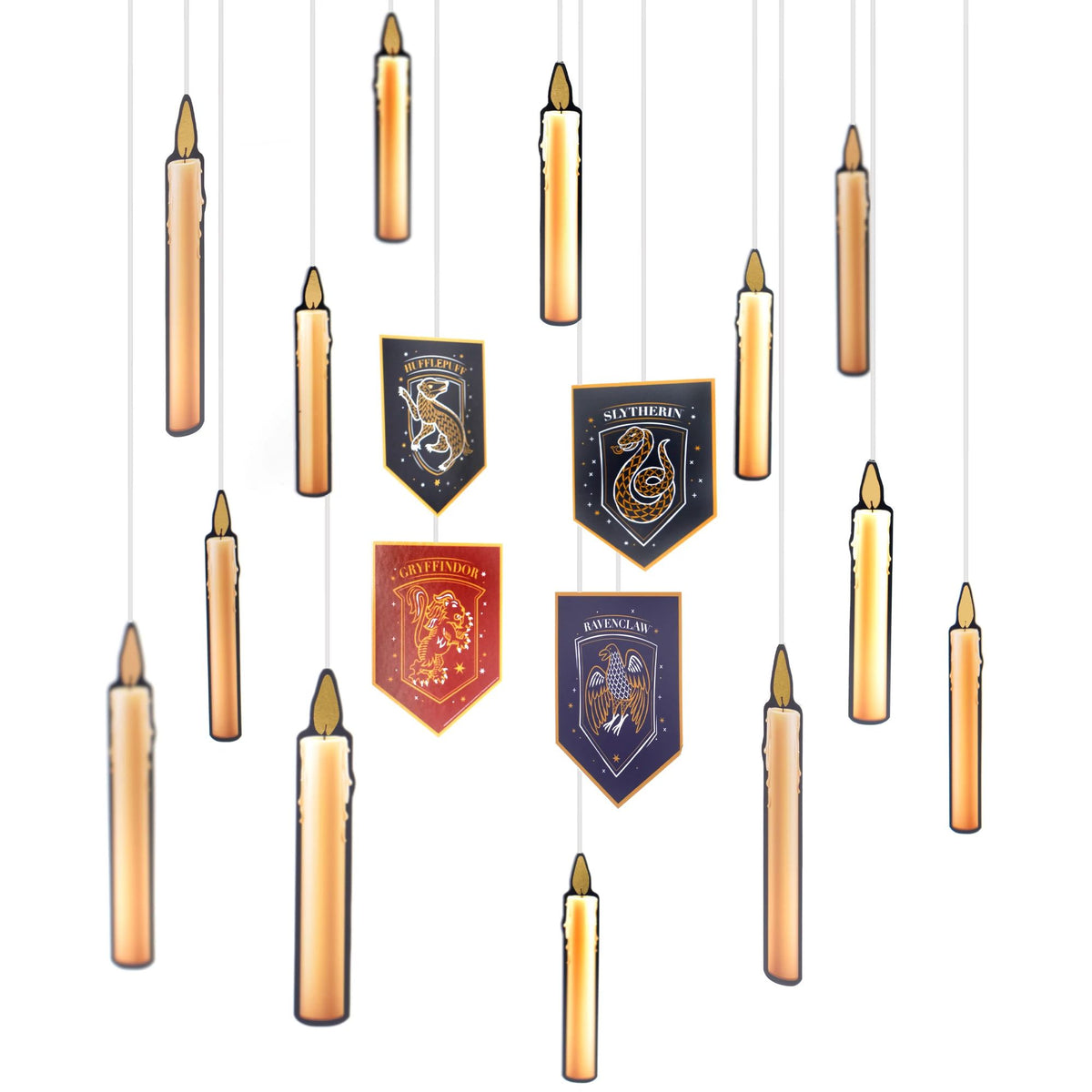 Harry Potter Hanging Paper Candle Decorations