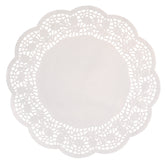 White 8.25" Doilies 28ct