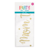 Gold Foil "Mom to Be" Satin Sash