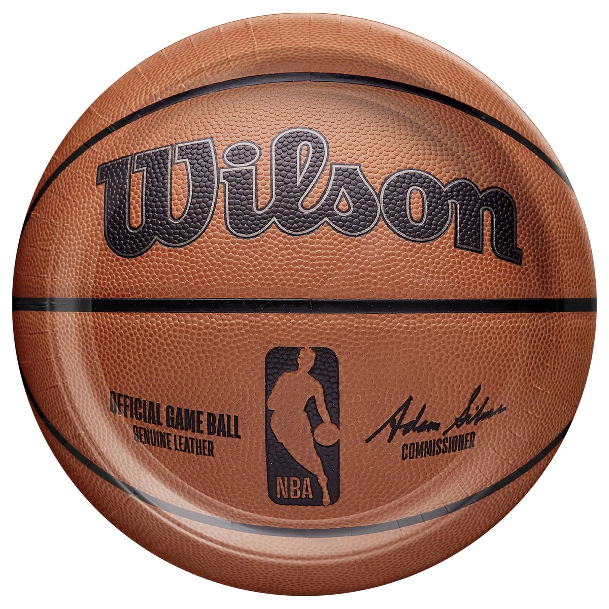 Wilson NBA Basketball 7" Paper Plate