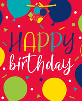 Balloon Party Birthday Large Gift Bag