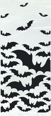 Black Bats Halloween Cellophane Bags 20ct