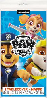 Paw Patrol Rectangular Plastic Table Cover 54" x 84"