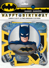 Batman Large Jointed Happy Birthday Banner
